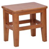 楠竹矮凳小凳子实木靠背椅折叠凳板凳小方凳洗脚凳吃饭餐凳学习椅