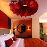 中式卧室吸顶灯浪漫温馨婚房圆形海螺艺术创意多色吸顶灯1105