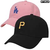韩国正品MLB代购直邮 16新男女同款大檐鸭舌帽 小字母棒球帽 包邮