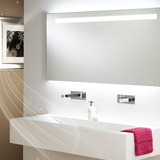 现代简约浴室镜LED灯镜防雾卫生间带灯化妆镜子欧式壁挂卫浴镜