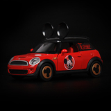 小汽车玩具汽车模型合金声光小汽车金属小车迷你minicooper老鼠版