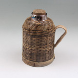 竹制品工艺品复古热水瓶外壳竹编暖壶开水瓶暖水壶皮暖瓶壳热水瓶
