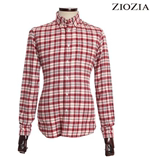 91queen韩国代购 ZIOZIA 春款格子衬衫 BZS4WC1201