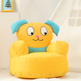 休闲小沙发豆袋儿童卡通布艺黄狗懒人沙发创意单人可爱榻榻米椅床