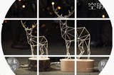 2016见描述客厅书房实木宜家创意小鹿灯夜灯圣诞节礼物装饰台灯