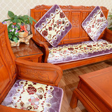 红木坐垫联邦椅实木沙发座垫真皮布艺沙发坐垫拉舍尔毛毯防滑坐垫