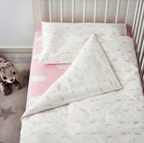 【IKEA 宜家代购】西莫 儿童婴儿床上用品三件套  床单被套枕套