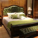 欧式床 实木床双人床1.8米公主床婚床真皮大床新古典小户型卧室