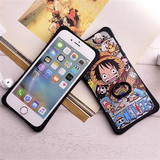 iPhone6s手机壳卡通动漫苹果6plus创意指环扣外套支架5.5全包潮男