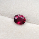 天然红宝石颜色卢比莱碧玺裸石戒面 椭圆形1.43克拉 可定制戒指