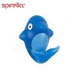 丝普瑞Spirella  蓝色卡通海豚立体无痕树脂装饰粘钩挂钩