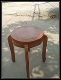 实木圆凳仿古餐凳艺术凳子板凳圆凳木凳叠放凳子餐椅创意家具