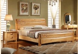 床实木床现代中式1.8米1.5双人床橡木卧室家具气动高箱床头柜
