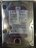 WD/西部数据WD20PURX监控2TB专用盘紫盘海康渠道版全国海康联保