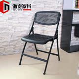 广州特价职员培训椅带写字板网状透气椅塑料可折叠椅会议椅子