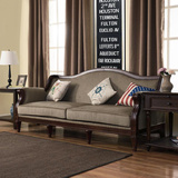 美式实木沙发大小户型整装客厅橡木沙发双人三人组合沙发美克美家