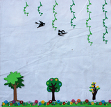 幼儿园环境布置材料立体墙贴 小学教室班级文化墙 黑板报装饰贴