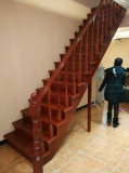 长沙实木楼梯扶手/踏板/立柱/小柱子整体定制室内楼梯厂家直销