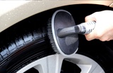汽车轮胎刷弧形专用轮毂刷洗车刷刷车刷子汽车清洁清洗用品工具