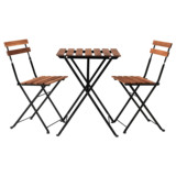 宜家代购 IKEA 塔尔诺 桌子+2椅子 阳台桌椅 户外桌椅 (可折叠)