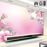 3D立体浮雕花朵电视背景墙壁纸欧式客厅卧室墙纸现代简约大型壁画