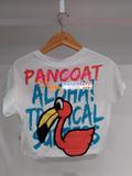 PANCOAT大黄鸭专柜正品代购女士短款针织T恤PPATE162078W