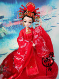 烟雨红颜中国芭比古装娃娃、娃衣、娃娃套装女孩玩具胭脂泪关节体