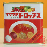 佐久间水果糖包邮日本零食进口糖果罐装硬糖综合水果味创意食品