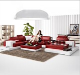 大小户型创意真皮沙发U型现代简约客厅组合皮艺沙发转角L型家具