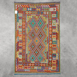 阿富汗进口Kilim土耳其民族风复古几何北欧现代宜家地毯地垫挂毯