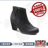 现货 2016新款Ecco爱步女鞋高跟短靴子263503专柜正品英国代购