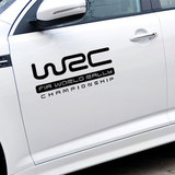 汽车WRC车门车身装饰贴纸个性拉花运动改装拉力赛车划痕车贴贴画
