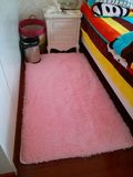 【天天特价】长毛粉色地毯卧室床边长方形客厅茶几简约现代满铺