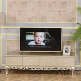 欧式电视柜 新古典法式实木柜储物柜 简约大小户型客厅视听柜地柜