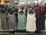 HM H&M潮女装香港代购专柜正品2016夏季新款花色圆领吊带连衣裙