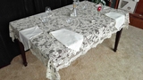 《经典外贸老货》出口欧美万缕丝长方形桌布5151怀旧复古餐桌布