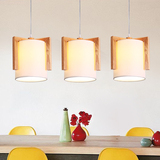 日式韩式创意单头吊灯饰寿司料理店现代简约实木玄关吧台餐厅灯具