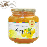 【1瓶包邮】韩国进口 韩国全南蜂蜜柚子茶1kg 1000g 原装进口