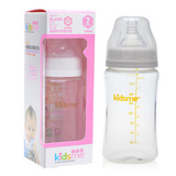 亲亲我高硼硅宽口径婴儿玻璃奶瓶240ml 宝宝奶瓶不含双酚A