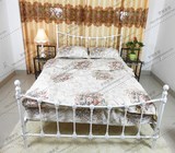 欧式简约卧室宾馆结实铁艺床1.5米双人铁架床1.8米单人铁床1.2米