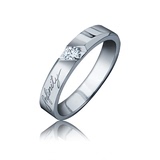 【周生生】正品折扣代购 18K/钻石戒指Infinity永恒之约 情侣对戒