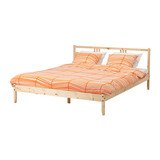 卧室 / 双人床 IKEA 费奥 床架150x200cm松木卧室双人床宜家代购