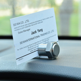SEIWA 汽车用品车内弹簧票据夹 车载仪表台发票夹 个性卡片名片夹