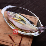 耐热玻璃盘鱼盘微波炉烤箱餐具透明烘焙椭圆汤盘蒸鱼烤鱼烧烤盘