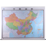 中国地图挂图2米*x1.5米豪华高清双面覆膜防水双挂杆正版