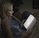 创意魔幻LED夜视亮板读书灯 夜间床头平板阅读看书灯夜读灯护眼灯