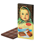 俄罗斯进口零食品 红色十月 娃娃头 牛奶黑巧克力 纯正品味 特产