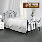 包邮格莫铁艺床 双人床1.8 1.5米1.2m欧式风格铁床铁架床单人床