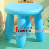 儿童塑料桌凳幼儿园宝宝凳钓鱼小凳折叠凳可爱纯色中号圆凳