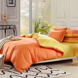 纯棉四件套全棉床品4件套纯色床单床笠被套素色床上用品特价包邮